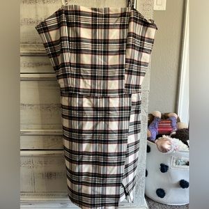 plaid dress!!